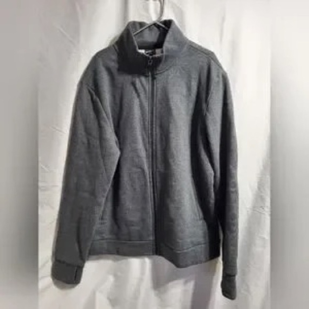 Bench Gray and Black Full-Zip Jacket